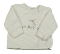 Smotanová prešívaná prepínaci mikina s ovcem Primark