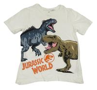 Biele tričko s dinosaury - Jurský svět H&M