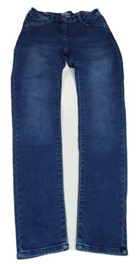 Tmavomodré teplákové rifle S. Oliver