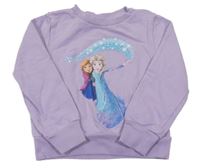 Lila mikina s Frozen Disney