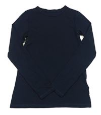 Tmavomodré triko H&M