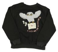 Antracitová mikina so sovou - Hedvika - Harry Potter H&M