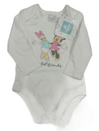 Nové - bílé body s Minnie a Daisy Disney