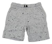 Sivo-čierne flekaté kraťasy H&M