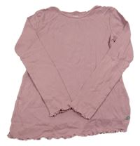 Ružové rebrované tričko Yigga