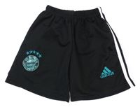 Černo-bílo-modré sportovní kraťasy - FC BAYERN MUNCHEN - Adidas