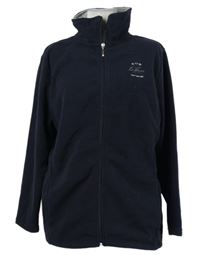 Dámská tmavomodrá fleecová propínací mikina C&A