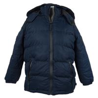 Dámská tmavomodrá šusťáková zimní bunda s kapucí Bellfield 