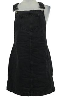 Dámské černé riflové laclové šaty F&F