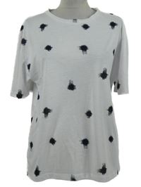 Dámske biele vzorované tričko M&S