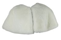 Dámská smetanová kožešinová pelerína Quiz 