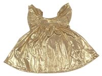 Zlato-ružové bodkovaná é šaty zn. Monsoon