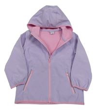 Lila softshellová bunda s kapucí Kiki&Koko