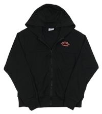 Černá lehká propínací mikina s nášivkou a kapucí Lonsdale