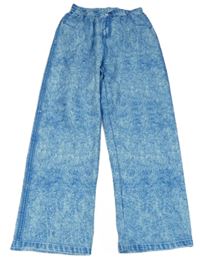 Svetlomodré melírované ľahké tepláky