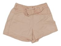 Světlerůžové plátěné kraťasy s mašlí Orchestra