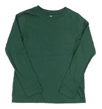 Tmavozelené tričko H&M