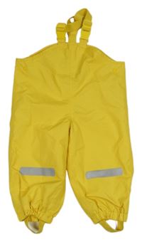 Žluté voděodolné laclové kalhoty Impidimpi