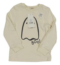 Nové - Smetanové triko s duchem George