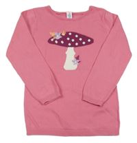 Ružový sveter s muchomůrkou Topolino