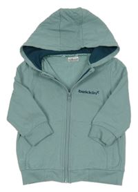 Zelenošedá prepínaci mikina s kapucňou Bekkin