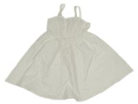 Biele letné šaty s kvetmi SHEIN