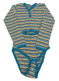 Modro-bílo-oranžové pruhované body Jako-o