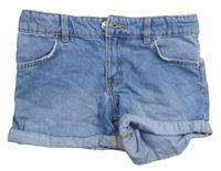 Modré rifľové kraťasy Denim Co.