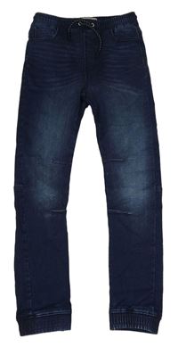Tmavomodré cuff rifle Denim Co.