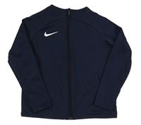 Tmavomodrá funkčná športová mikina s logom zn. Nike