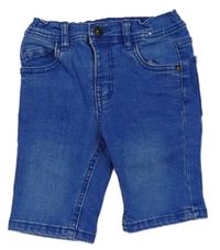 Modré rifľové kraťasy Denim