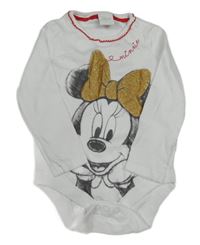 Bílé body s Minnií Disney