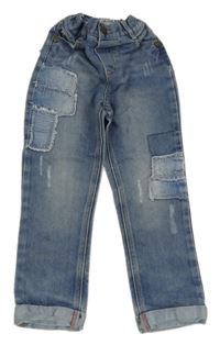 Modré rifle s prošoupáním Debenhams