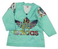 Mátová mikina s logem Adidas