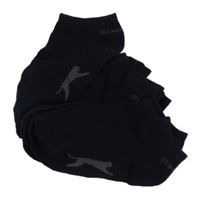 Nové - 5x Tmavomodré nízké ponožky s logy Slazenger vel. 31-33