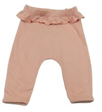 Světlerůžové tepláky s volánky Matalan