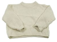 Smotanový sveter Zara