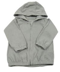 Sivá prepínaci mikina s kapucňou Primark