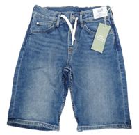 Nové - Modré plísňové riflové kraťasy H&M