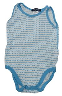 Bílo-modré pruhované body Lupilu