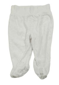 Smetanové sametové polodupky s obláčikmi  C&A