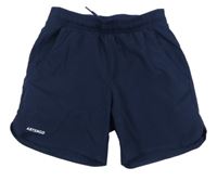 Tmavomodré funkčné športové kraťasy s logom ARTENGO