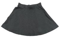 Tmavosivá melírovaná kolová sukňa little kids