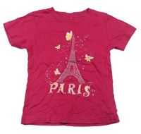 Ružové tričko s Eifelovkou