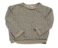 Svetlohnedá vzorovaná mikina M&S