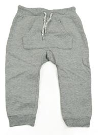 Sivé melírované tepláky Lupilu