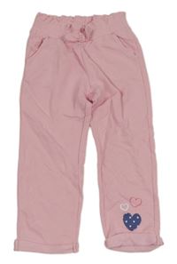 Růžové tepláky se srdíčky Impidimpi