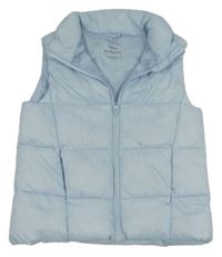 Svetlomodrá šušťáková zateplená vesta Primark