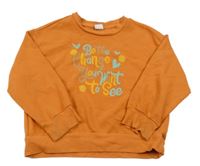 Tehlová mikina s nápisom LC Waikiki