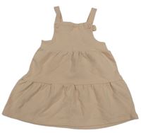 Ružové rebrované teplákové šaty C&A